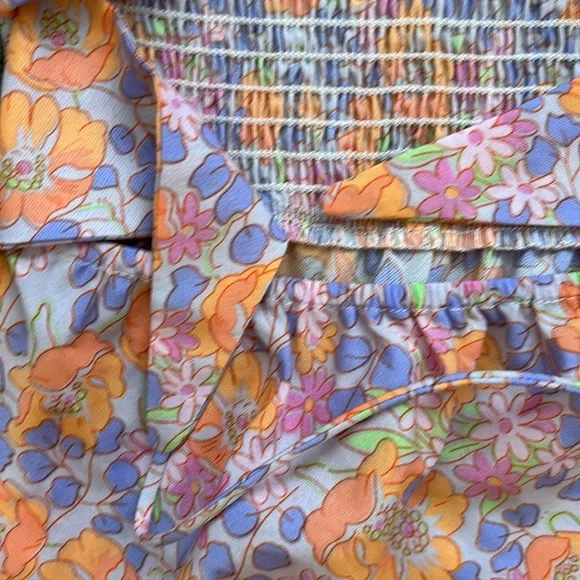 ❌SOLD❌Princess Polly: Nakita Mini Dress Purple Floral size 2 - Picture 3 of 4